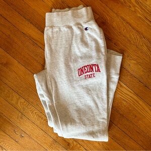 SUNY Oneonta State heather gray sweatpants